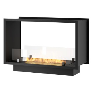 Bioethanol fireplace 2SIDE 80cm double-sided, with glass