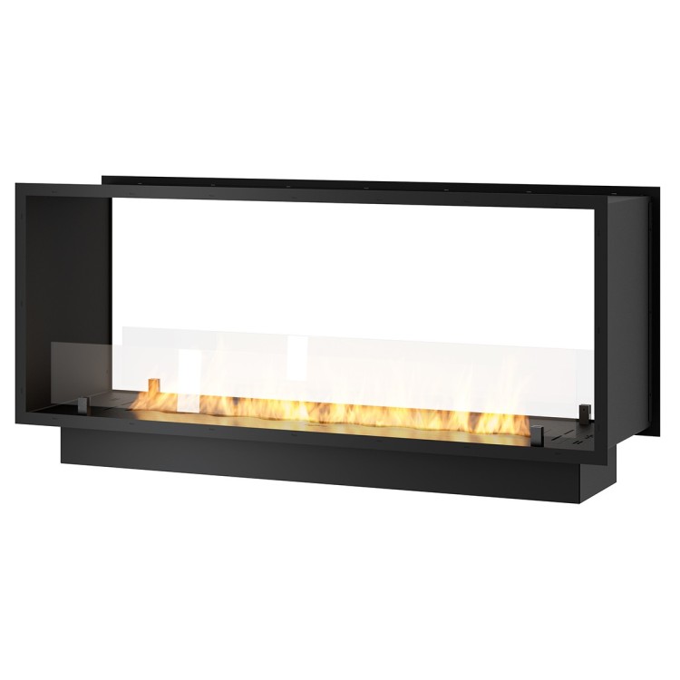 Bioethanol fireplace 2SIDE 120cm double-sided, with glass