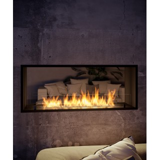 Bioethanol fireplace 2SIDE 120cm double-sided, with glass