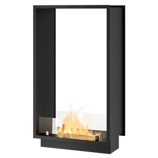 Bioethanol fireplace 2SIDE 60x100cm VERTICAL double-sided, with glass