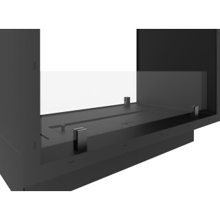 Bioethanol fireplace 2SIDE 60x100cm VERTICAL double-sided, with glass