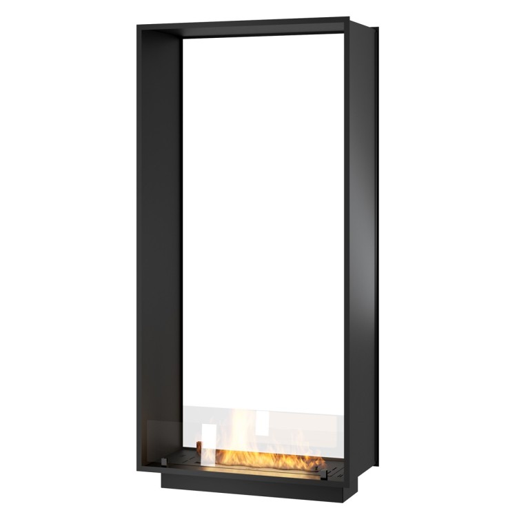 Bioethanol fireplace 2SIDE 80x160cm VERTICAL double-sided, with glass