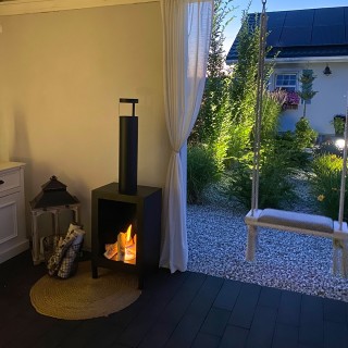 Bioethanol fireplace KOZEN free standing bio-fireplace