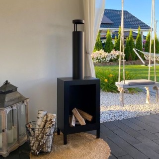 Bioethanol fireplace KOZEN free standing bio-fireplace