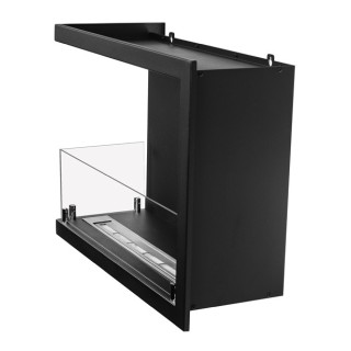 Bioethanol fireplace corner 60cm left