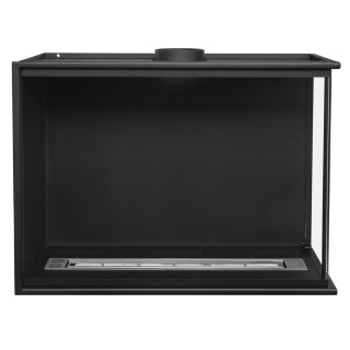 Bioethanol fireplace corner FULL glass 60cm right