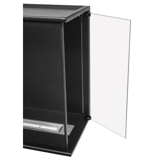 Bioethanol fireplace corner FULL glass 60cm right