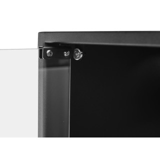 Bioethanol fireplace corner FULL glass 60cm left