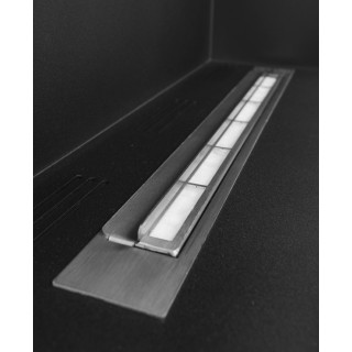 Bioethanol fireplace corner FULL glass 60cm left