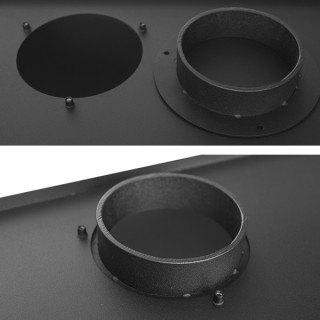 Bioethanol fireplace corner FULL glass 60cm left