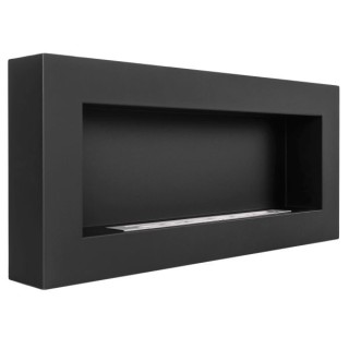 Bioethanol fireplace BOX black 90cm without glass