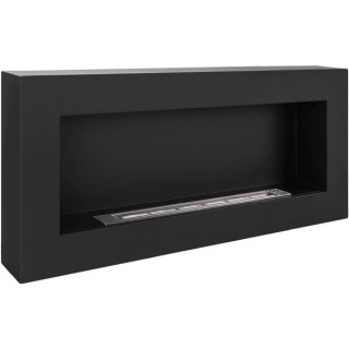 Bioethanol fireplace BOX black 90cm without glass