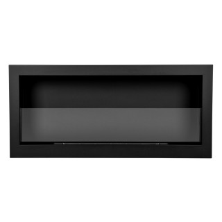 Bio ethanol fireplace S-Line BOX black 90cm glass