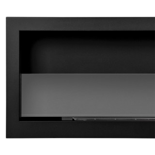 Bio ethanol fireplace S-Line BOX black 90cm glass