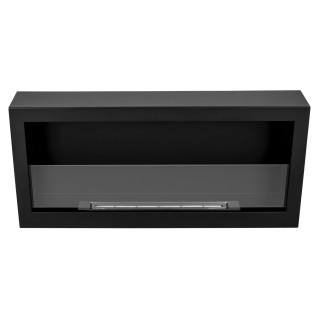 Bio ethanol fireplace S-Line BOX black 90cm glass