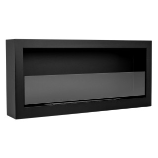 Bio ethanol fireplace S-Line BOX black 90cm glass