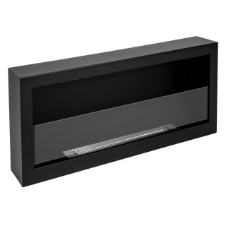 Bio ethanol fireplace S-Line BOX black 90cm glass