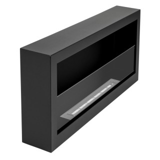 Bio ethanol fireplace S-Line BOX black 90cm glass