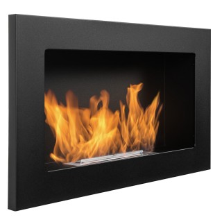 Bio ethanol fireplace black 65cm without glass