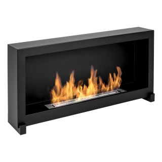 Bio ethanol fireplace S-Line BOX black 90cm standing