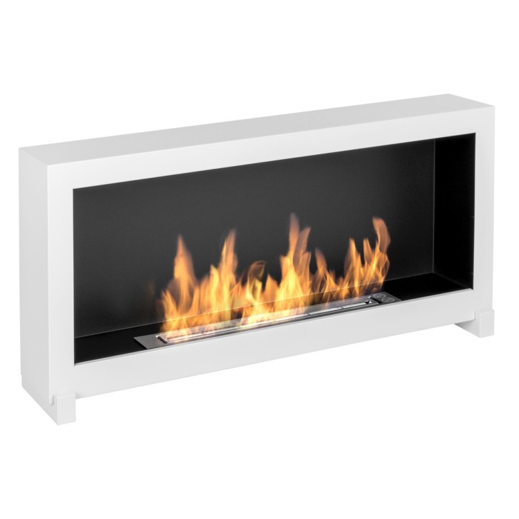 Bio ethanol fireplace S-Line BOX white 90cm standing