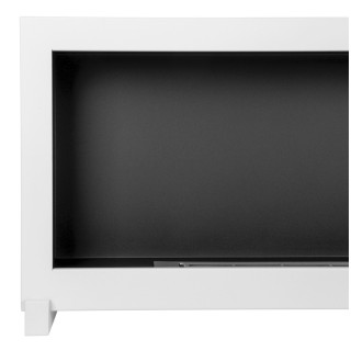 Bio ethanol fireplace S-Line BOX white 90cm standing