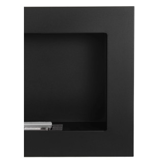 Bio ethanol fireplace black 65cm without glass