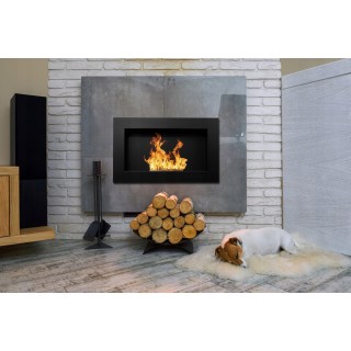 Bio ethanol fireplace black 65cm without glass