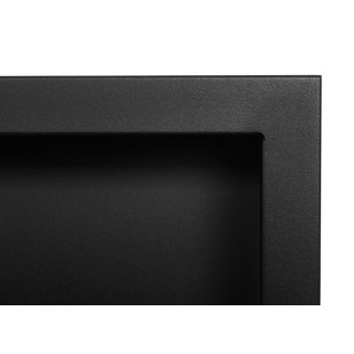 Bioethanol fireplace S-Line 3D black 120cm without glass