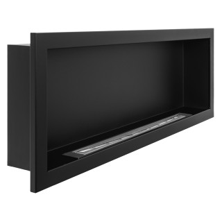 Bioethanol fireplace S-Line 3D black 120cm without glass