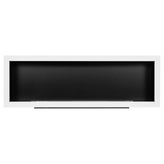 Bioethanol fireplace S-Line 3D white 120cm without glass