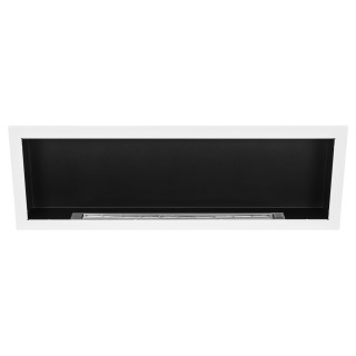 Bioethanol fireplace S-Line 3D white 120cm without glass