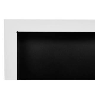 Bioethanol fireplace S-Line 3D white 120cm without glass