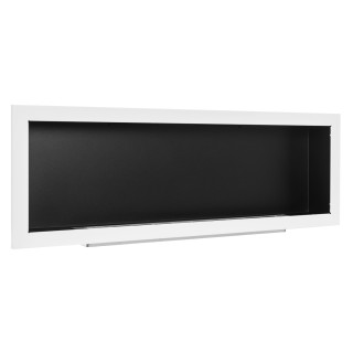 Bioethanol fireplace S-Line 3D white 120cm without glass