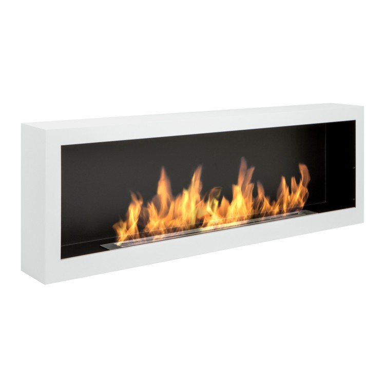 Bio ethanol fireplace S-Line BOX white 120cm