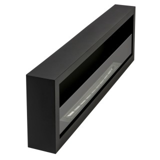 Bio ethanol fireplace S-Line BOX black 120cm glass