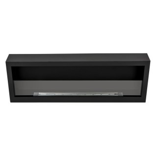 Bio ethanol fireplace S-Line BOX black 120cm glass