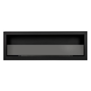 Bio ethanol fireplace S-Line BOX black 120cm glass