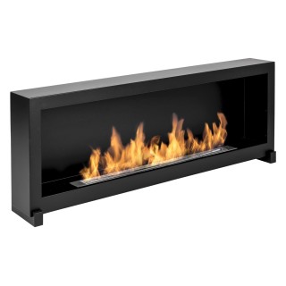 Bio ethanol fireplace S-Line BOX black 120cm standing