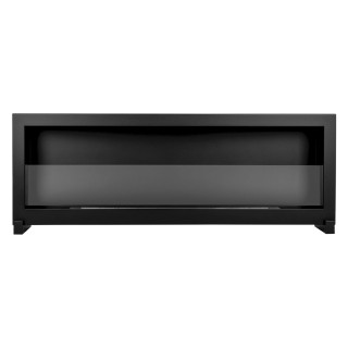 Bio ethanol fireplace S-Line BOX black 120cm standing glass