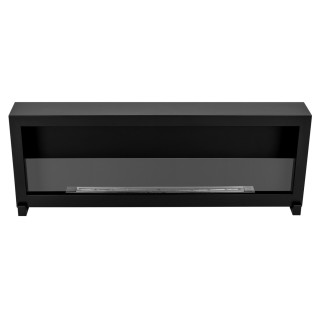 Bio ethanol fireplace S-Line BOX black 120cm standing glass