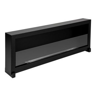 Bio ethanol fireplace S-Line BOX black 120cm standing glass