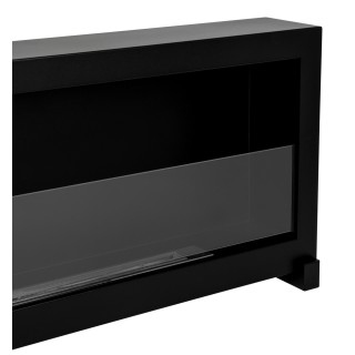 Bio ethanol fireplace S-Line BOX black 120cm standing glass