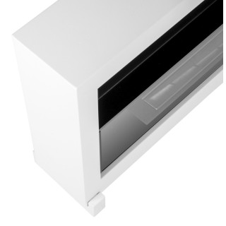 Bio ethanol fireplace S-Line BOX white 120cm standing glass