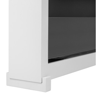 Bio ethanol fireplace S-Line BOX white 120cm standing glass