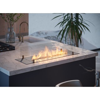 Bioethanol fireplace Insert burner 100cm with glass Bioethanol fireplace Insert burner 100cm with glass