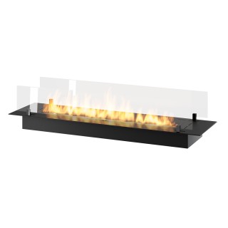 Bioethanol fireplace Insert burner 120cm with glass