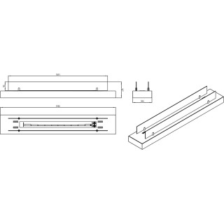 Bioethanol fireplace Flame BOX 120cm