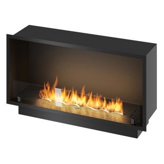 Bioethanol fireplace Inside 100cm SLIM with glass