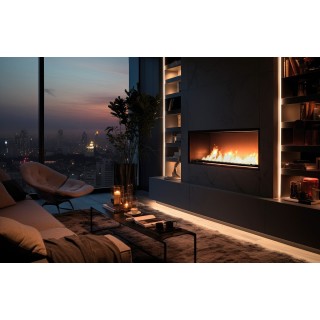 Bioethanol fireplace Inside 120cm SLIM with glass